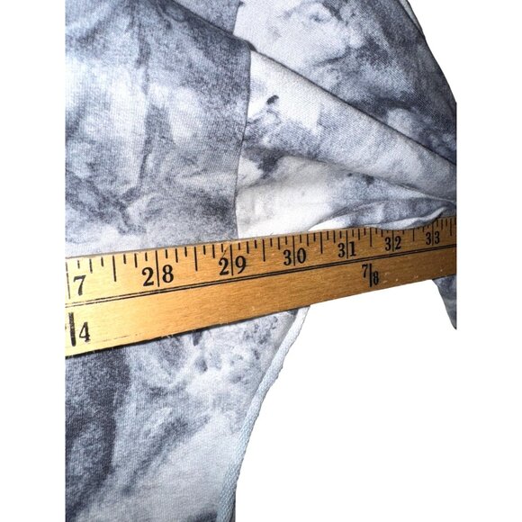 Jessica Simpson Active Tie-Dye Hoodie Sweatshirt 3X Gray & White - Picture 7 of 7